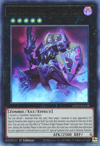 Crimson Knight Vampire Bram - GFP2-EN138 - Ultra Rare - 1st Edition