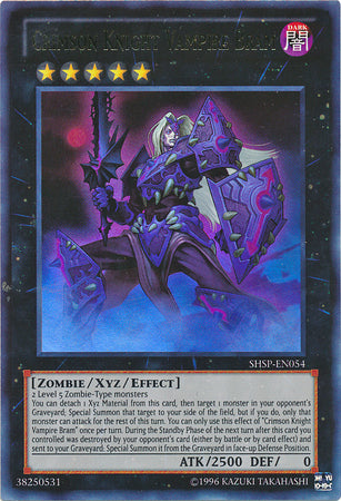 Crimson Knight Vampire Bram - SHSP-EN054 - Ultra Rare - Unlimited