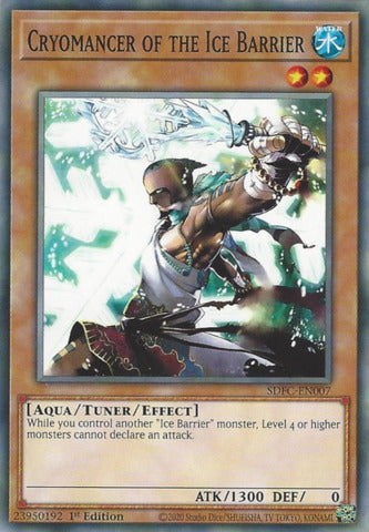 Cryomancer of the Ice Barrier - SDFC-EN007 - Common - 1st Edition