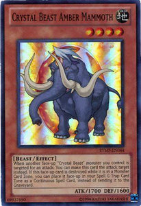 Crystal Beast Amber Mammoth - RYMP-EN044 - Super Rare - Unlimited