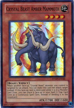 Crystal Beast Amber Mammoth - RYMP-EN044 - Super Rare - Unlimited