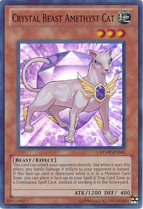 Crystal Beast Amethyst Cat - RYMP-EN041 - Super Rare - Unlimited