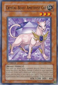 Crystal Beast Amethyst Cat - FOTB-EN002 - Common - 1st Edition