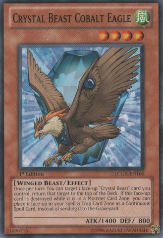 Crystal Beast Cobalt Eagle - LCGX-EN160 - Common - 1st Edition