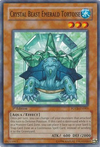 Crystal Beast Emerald Tortoise - FOTB-EN003 - Common - 1st Edition