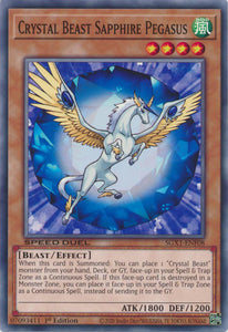 Crystal Beast Sapphire Pegasus - SGX1-ENF08 - Common - 1st Edition