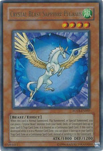 Crystal Beast Sapphire Pegasus - FOTB-EN007 - Ultra Rare - Unlimited