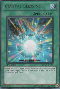 Crystal Blessing - LCGX-EN165 - Rare - 1st Edition