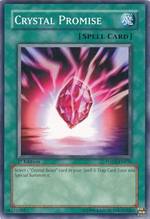 Crystal Promise - FOTB-EN036 - Common - 1st Edition