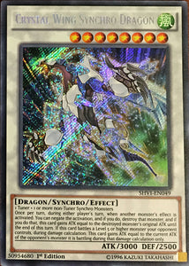 Crystal Wing Synchro Dragon - SHVI-EN049 - Secret Rare - 1st Edition