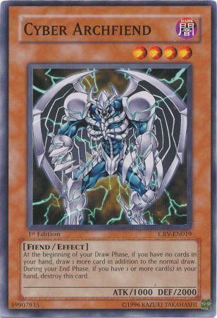 Cyber Archfiend - CRV-EN019 - Common - 1st Edition