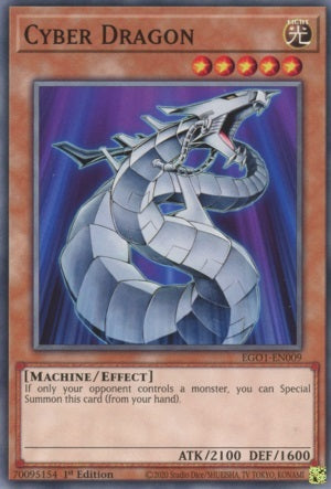 Cyber Dragon - EGO1-EN009 - Common - 1st Edition