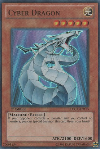 Cyber Dragon - LCGX-EN175 - Ultra Rare - 1st Edition