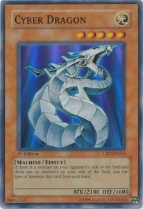 Cyber Dragon - CRV-EN015 - Super Rare - 1st Edition