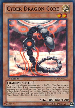 Cyber Dragon Core - SDCR-EN001 - Super Rare - 1st Edition