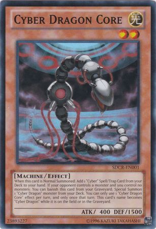 Cyber Dragon Core - SDCR-EN001 - Super Rare - Unlimited