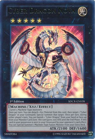 Cyber Dragon Nova - SDCR-EN038 - Ultra Rare - 1st Edition