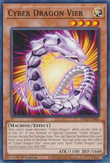 Cyber Dragon Vier - SDCS-EN006 - Common - 1st Edition