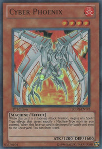 Cyber Phoenix - LCGX-EN178 - Ultra Rare - 1st Edition