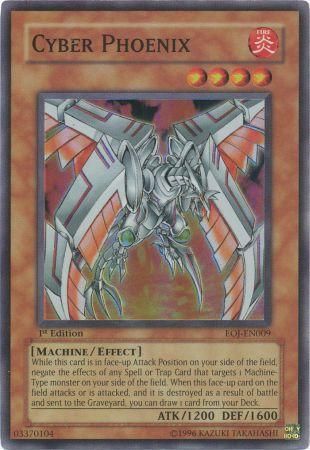 Cyber Phoenix - EOJ-EN009 - Super Rare - 1st Edition