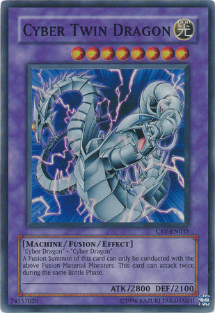 Cyber Twin Dragon - CRV-EN035 - Super Rare - Unlimited