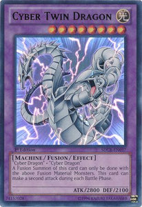 Cyber Twin Dragon - SDCR-EN037 - Ultra Rare - 1st Edition