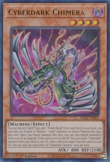 Cyberdark Chimera - SDCS-EN002 - Ultra Rare - 1st Edition