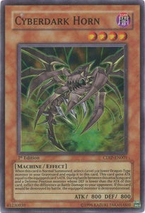 Cyberdark Horn - CDIP-EN001 - Super Rare - 1st Edition