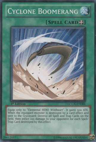 Cyclone Boomerang - LCGX-EN086 - Common - 1st Edition