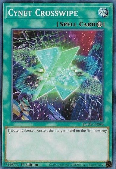 Cynet Crosswipe - BODE-EN096 - Common - 1st Edition