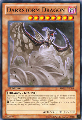 Darkstorm Dragon - SDBE-EN008 - Common - 1st