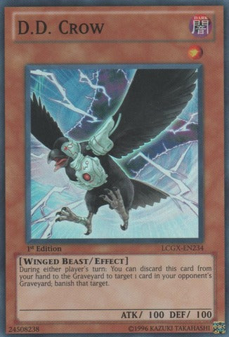 D.D. Crow - LCGX-EN234 - Super Rare - 1st Edition