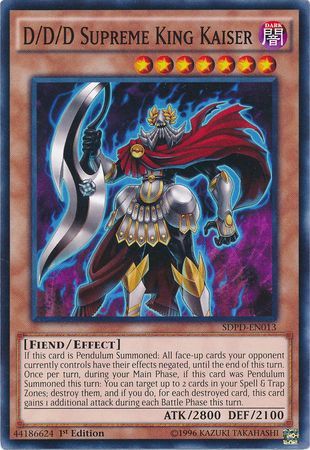 D/D/D Supreme King Kaiser - SDPD-EN013 - Common - 1st Edition