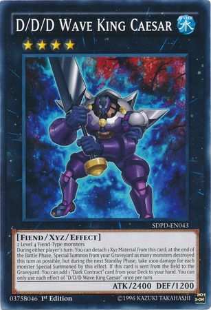 D/D/D Wave King Caesar - SDPD-EN043 - Common - 1st Edition