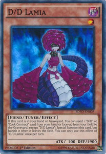 D/D Lamia - SDPD-EN005 - Super Rare - 1st Edition