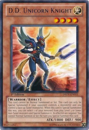 D.D. Unicorn Knight - DREV-EN011 - Rare - 1st Edition