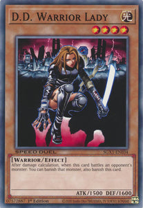 D.D. Warrior Lady - SGX1-ENE04 - Common - 1st Edition