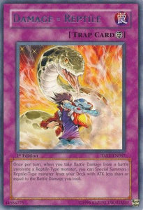 Damage = Reptile - TAEV-EN067 - Rare - 1st Edition