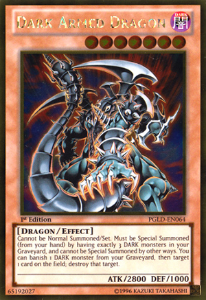 Dark Armed Dragon - PGLD-EN064 - Gold Rare - 1st Edition