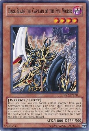 Dark Blade the Captain of the Evil World - ORCS-EN034 - Rare - Unlimited