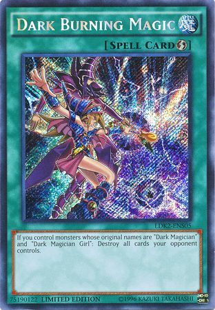 Dark Burning Magic - LDK2-ENS05 - Secret Rare - Limited