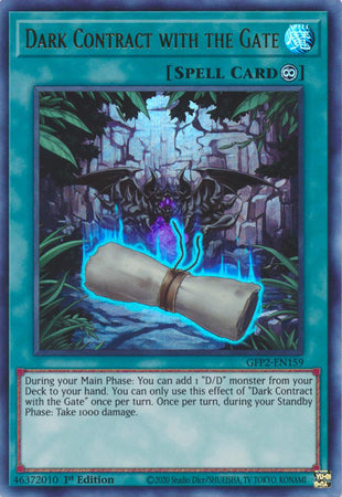 Dark Contract with the Gate - GFP2-EN159 - Ultra Rare - 1st Edition