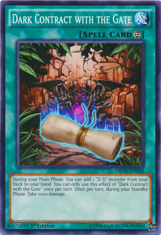 Dark Contract with the Gate - MP16-EN168 - Common - 1st Edition