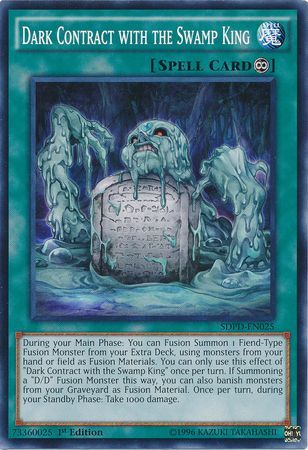 Dark Contract with the Swamp King - SDPD-EN025 - Common - 1st Edition