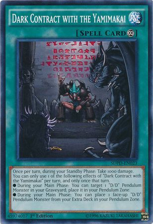 Dark Contract with the Yamimakai - SDPD-EN023 - Common - 1st Edition