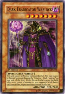 Dark Eradicator Warlock - SD6-EN001 - Ultra Rare - 1st Edition