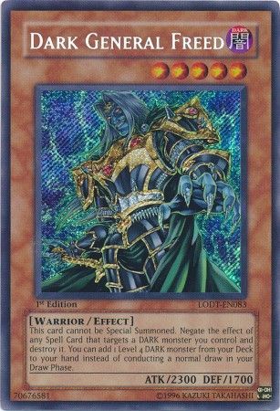 Dark General Freed - LODT-EN083 - Secret Rare - 1st Edition