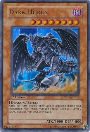 Dark Horus - PTDN-EN016 - Ultra Rare - 1st Edition