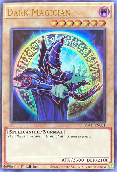 Dark Magician - 25TH-EN001 - Ultra Rare - 1st Edition