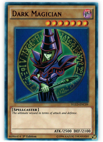 Dark Magician - YGLD-ENC09 - Ultra Rare - 1st Edition